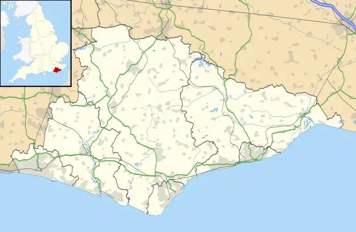 Rodmell is located in East Sussex