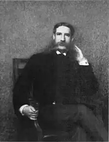 Portrait of Edward H. Coates. Robert Vonnoh, 1893, oil on canvas, 50⅛ × 40⅛ in (128 × 103 cm), Pennsylvania Academy of the Fine Arts