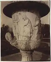 Eugène Atget photographs the Palace of Versailles