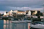 Evening at Peel harbour