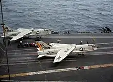 F-8E Crusaders of VF-33 aboard USS&nbsp;Enterprise, 1964