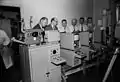 Fernseh GmbH Telecine with a Pantason 16&nbsp;mm film projector in 1956