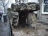 Megalithic folly at James Howell House