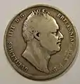 Half crown of William IV, 1836
