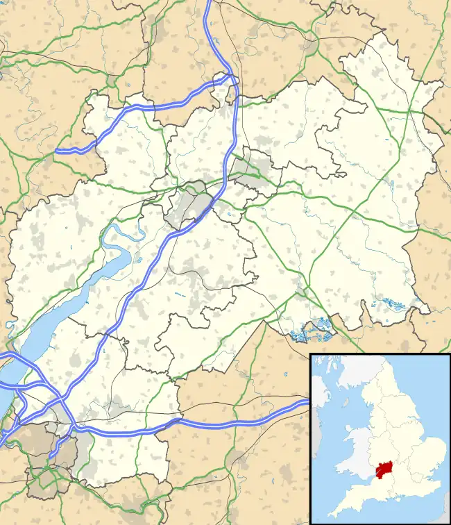 Rodborough is located in Gloucestershire