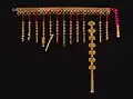 Gold waist belt used by royalty of Silla.