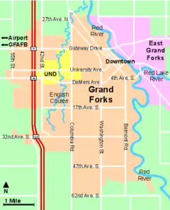 Chester Fritz Library is located in Grand Forks, North Dakota