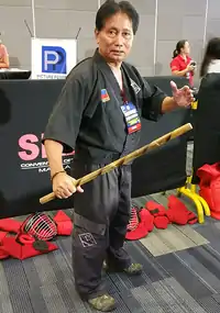 Image 31A grandmaster of Arnis. (from Culture of the Philippines)