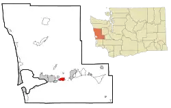 Location of Central Park, Washington