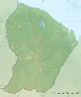 Kaw Mountain is located in French Guiana