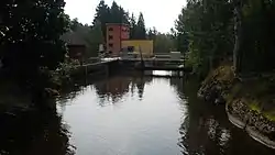 A hydroelectric power station in Halkia.