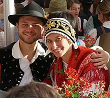 Image 29Traditional clothing and headgear of folk group in Kranj (from Culture of Slovenia)