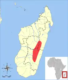 Map of range