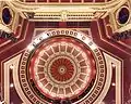 The inside of the cupola is a major feature of the interior
