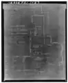 First floor plan (1913), prior to restoration, Louis Carter Baker, Jr., architect.