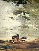 Scottish Horseman (ca. 1854), 145 x 145 cm., Musée Gustave Moreau