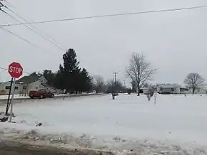 A snowed-over Ijamsville in December 2016.