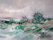 Ingo Kühl Haus am Watt, 2015, Oil on canvas 150 × 200&nbsp;cm