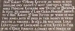 Images of memorial text at Bottesford