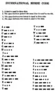 Morse code
