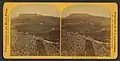 Inyan Kara, altitude 6,000 feet., a stereoscopic photograph from 1874 by William H. Illingworth
