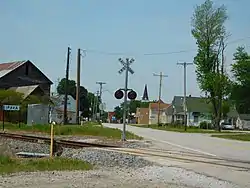 Ipava along U.S. Route 136