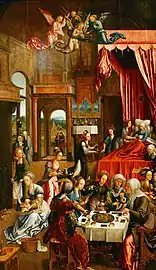 Flemish Renaissance, The Birth of Virgin Mary, Oostanen, late 15th or early 16th century