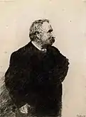 Ernest Rousseau (1887) drypoint, 24 x 18.1&nbsp;cm., Museum of Fine Arts, Ghent