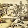Landscapes - Leaf #2 (山水). Ink on paper. Width 26.4 cm, Height 26.2 cm. National Palace Museum