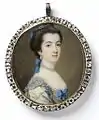 Portrait of Hon. Miss Eliza Booth, dated 1766. Victoria & Albert Museum