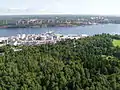 View north towards Loudden and Lidingö.