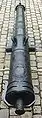 Keller 16-pounder La Curiosité. Caliber: 134&nbsp;mm. Length: 310&nbsp;cm. Weight: 1,968&nbsp;kg. 1679