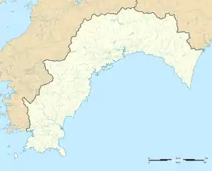 Shingai Station is located in Kochi Prefecture