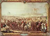 La sortie de l'Ambassadeur Turc du Jardin des Tuileries (Ottoman Empire embassy of Mehemet Effendi), Atelier Lefebvre et Mommerqué, Gobelins, 1734–1737.