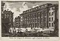 Veduta del Tempio di Antonino, oggi Dogana di Terra (View of the Temple of Antoninus, now the Land Customs Office in Rome), the Hadrianeum, a reduced copy of her father's view