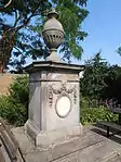 Monument by Robert Adam at Royal Botanic Garden in Edinburgh