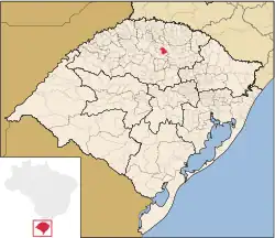 Location of Southern Coconut Trees