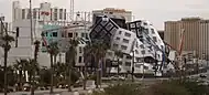 During construction in October 2009