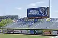 The Intimidator, a large billboard in right field that displays LSU's six national championships.