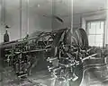 Crossley coal gas engine at the Macquarie Lighthouse engine room
