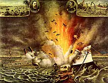 Image 23The explosion of the USS&nbsp;Maine launched the Spanish–American War in April 1898 (from History of Spain)