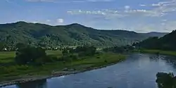 Malé Březno on the bank of the Elbe River