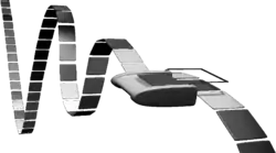 An artistic representation of a Turing Machine