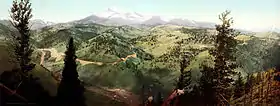 Mount Ouray above Marshall Pass in 1899.