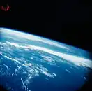 Photo taken by 70&nbsp;mm Earth-Sky Camera mounted on the spacecraft