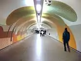Underground connection to Gare du Nord