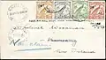 Air mail cover flown from Mogai Aerodrome (near Mount Hagen gold fields) to Salamaua. Endorsed, signed and dated by Bob Gurney, who had made the first landing at Mogai the previous day for Guinea Airways (2 Apr 1934)