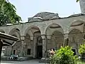 The front facade of the mosque