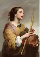 St. Justa, c. 1665, Meadows Museum