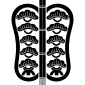 Mon of the Okudaira clan of Nakatsu Domain